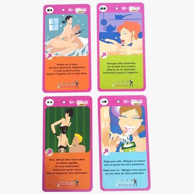 Vices et delices - Saison 1 - jeu de carte erotique